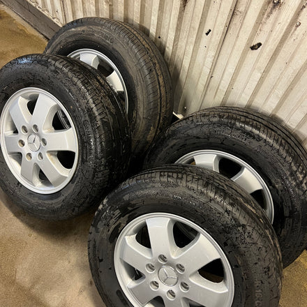 16" Kompletta sommardäck till Mercedes Sprinter